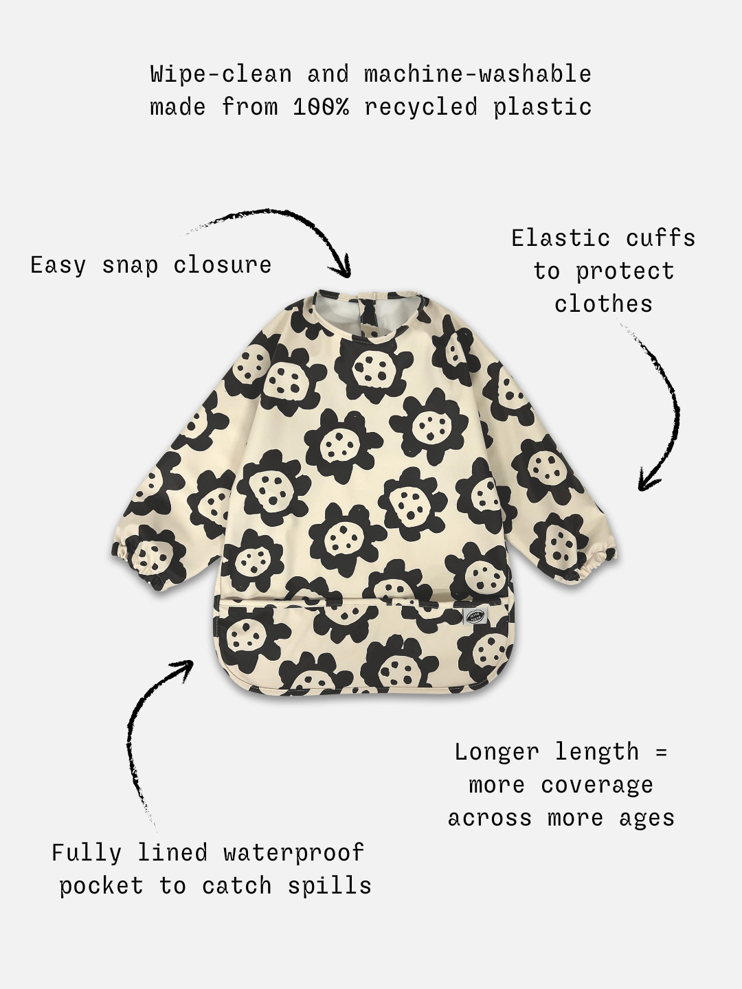Milk Teeth - SMOCK BIB